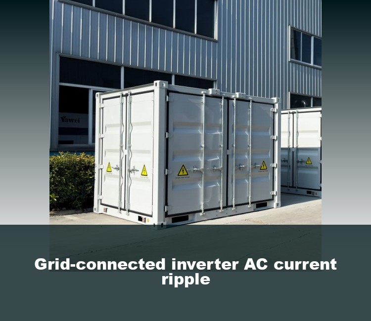 Grid-connected inverter AC current ripple