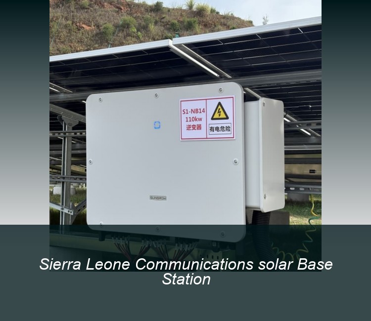 Sierra Leone Communications solar Base Station