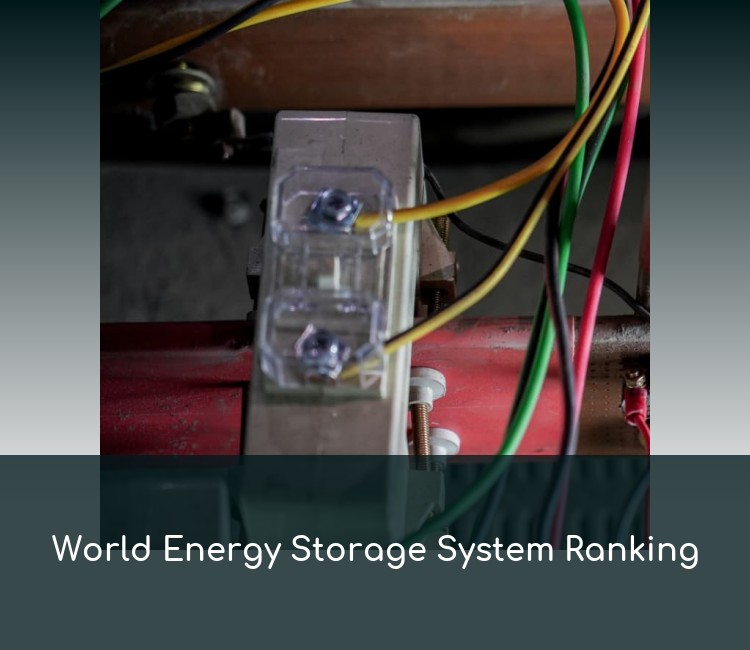 World Energy Storage System Ranking
