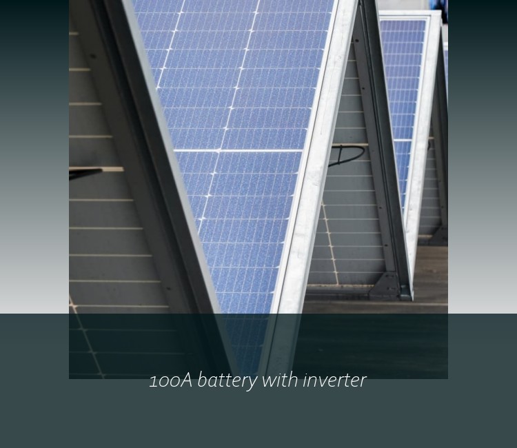100A battery with inverter