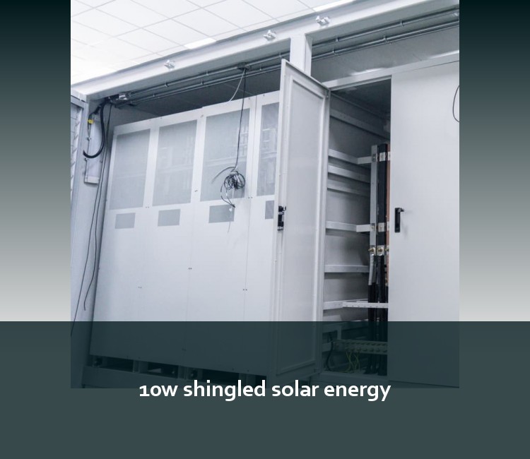 10w shingled solar energy
