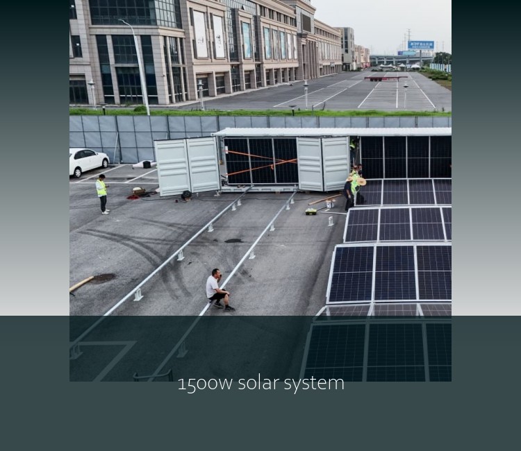 1500w solar system