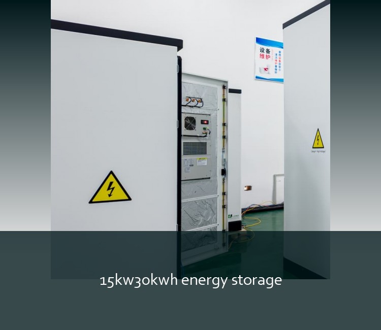 15kw30kwh energy storage