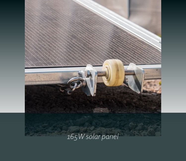165W solar panel