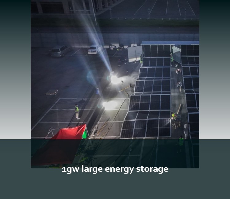 1gw large energy storage