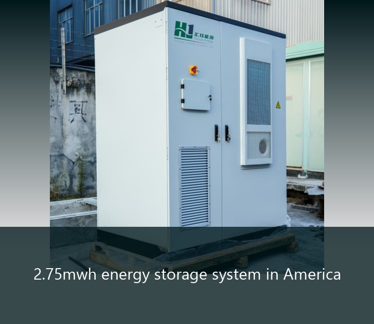 2.75mwh energy storage system in America