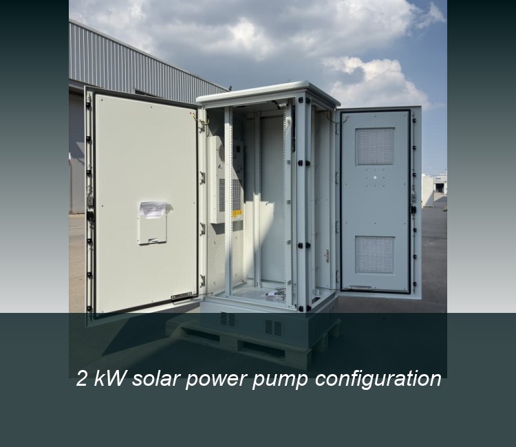 2 kW solar power pump configuration