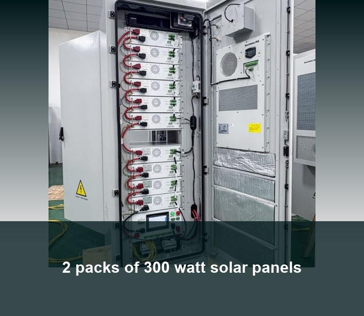 2 packs of 300 watt solar panels