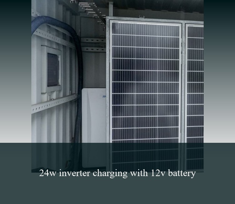 24w inverter charging with 12v battery