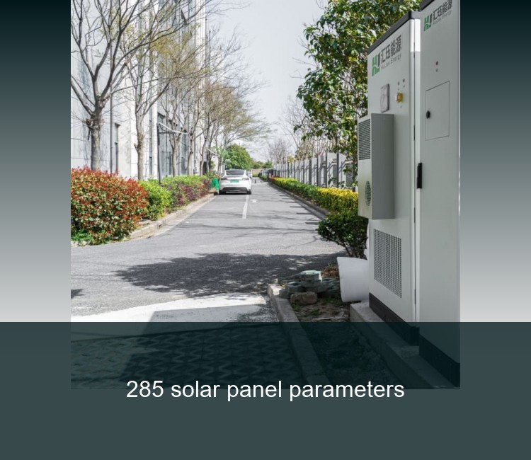 285 solar panel parameters