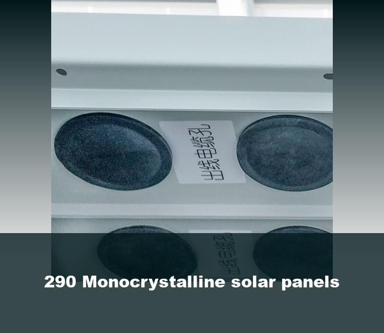 290 Monocrystalline solar panels