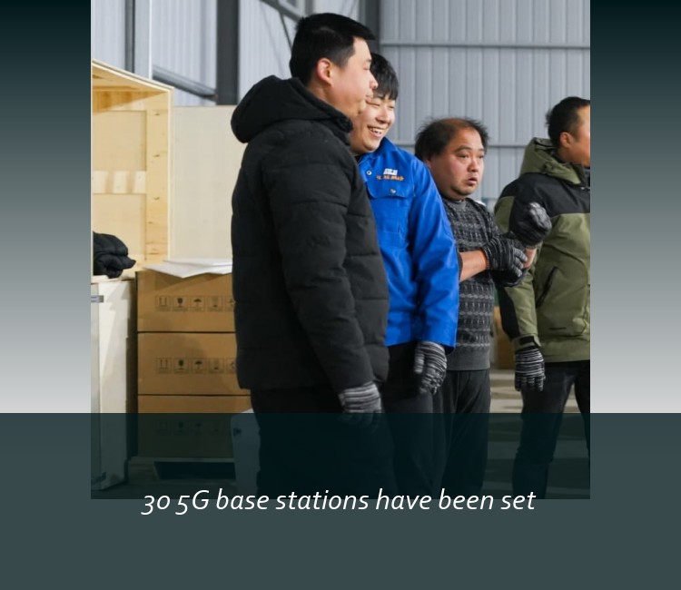 30 5G base stations have been set