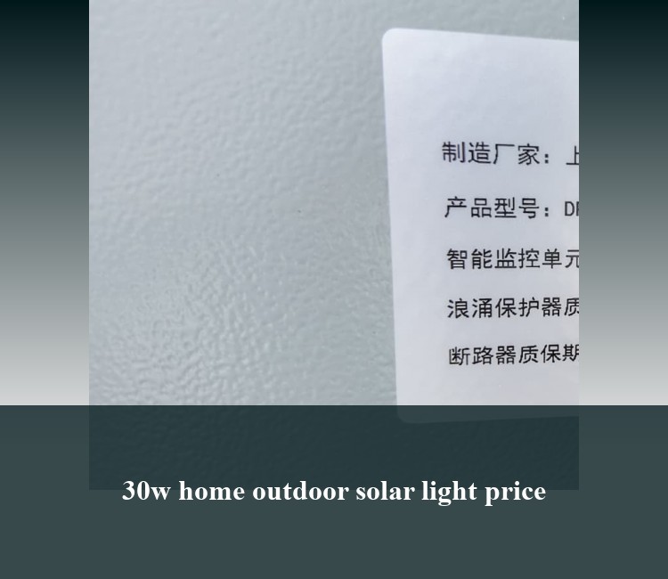 30w home outdoor solar light price