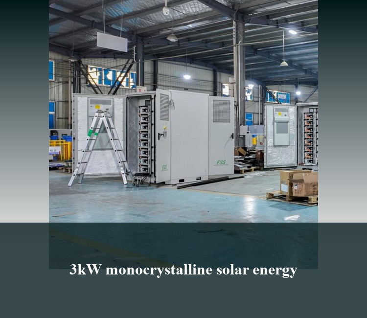3kW monocrystalline solar energy
