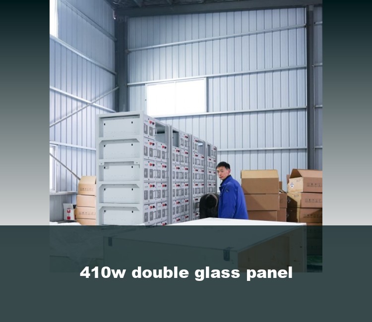 410w double glass panel