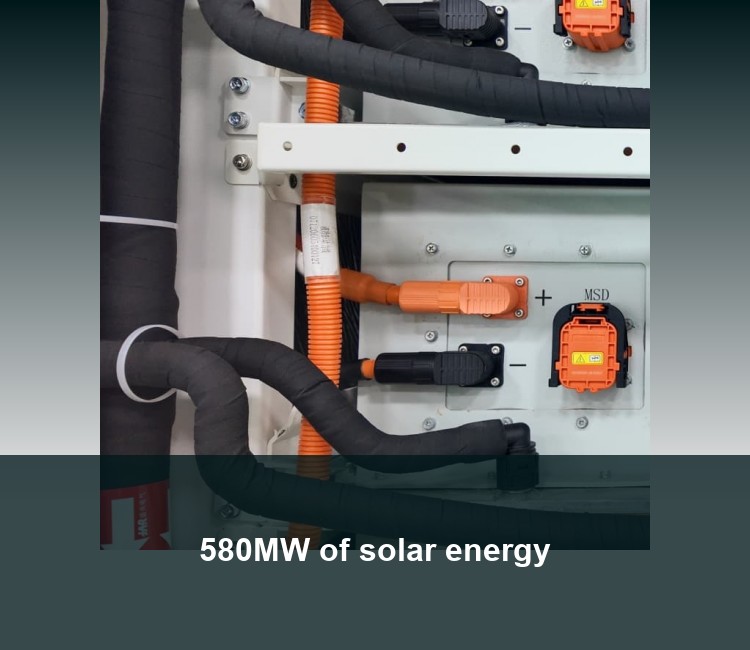 580MW of solar energy