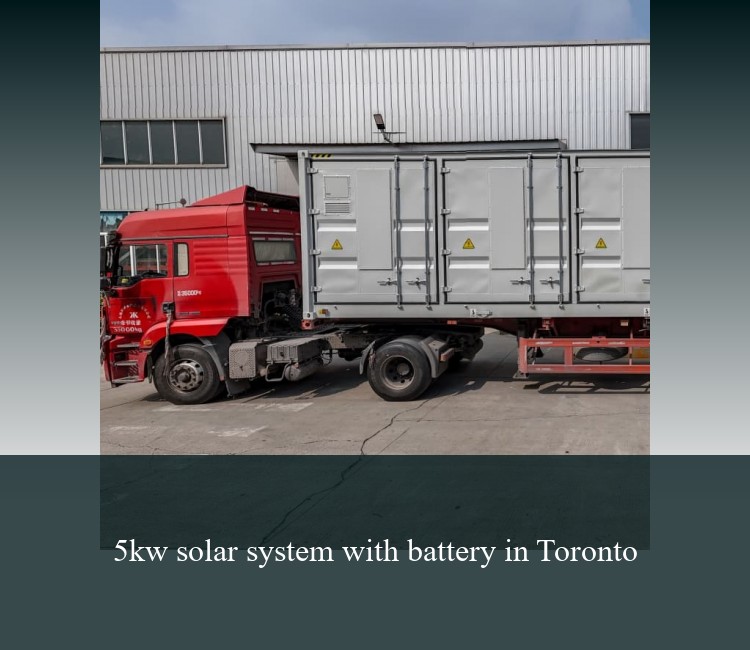 5kw solar system with battery in Toronto