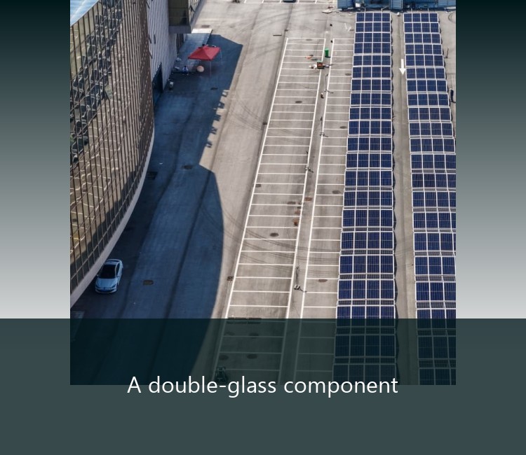 A double-glass component