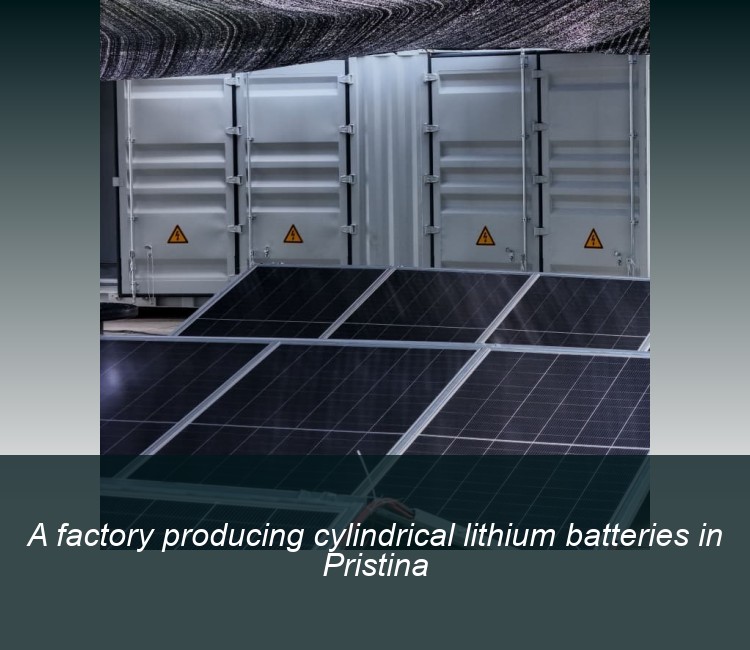 A factory producing cylindrical lithium batteries in Pristina