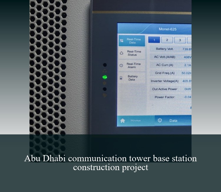 Abu Dhabi communication tower base station construction project