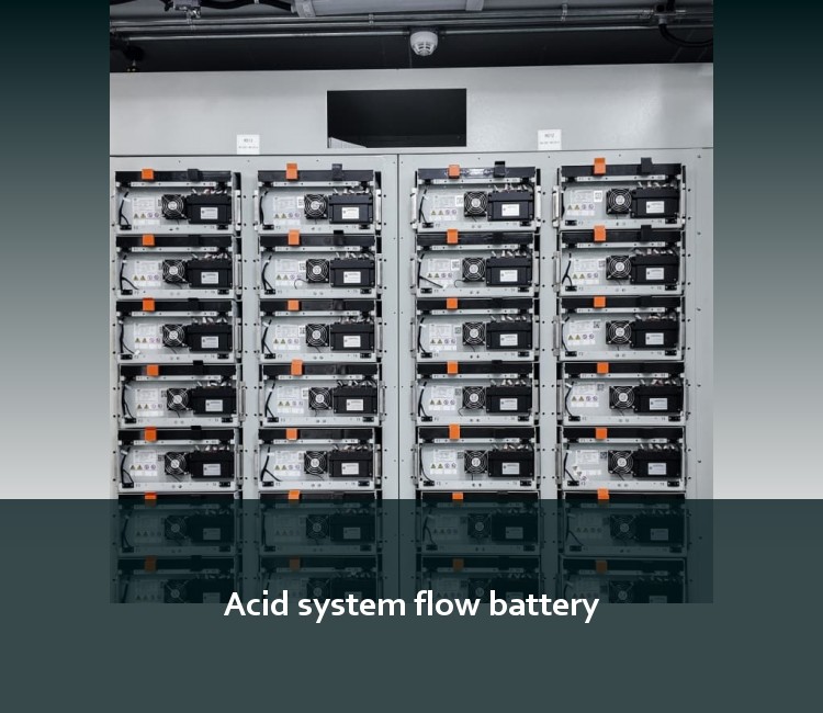 Acid system flow battery