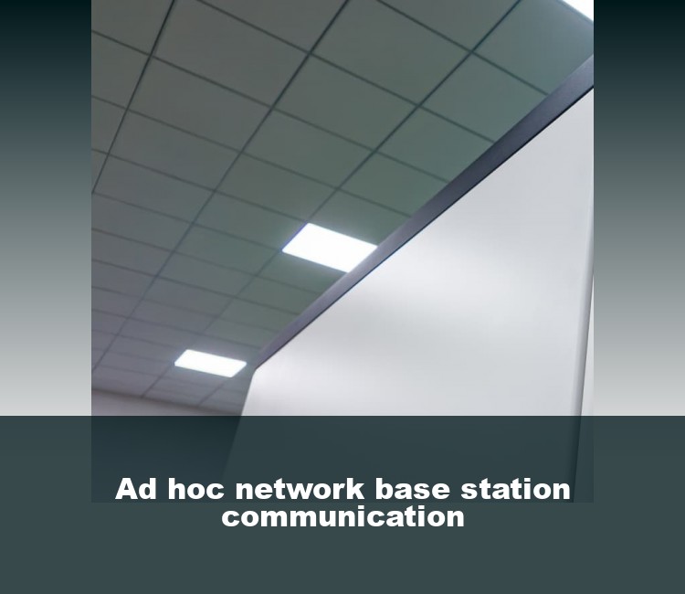 Ad hoc network base station communication
