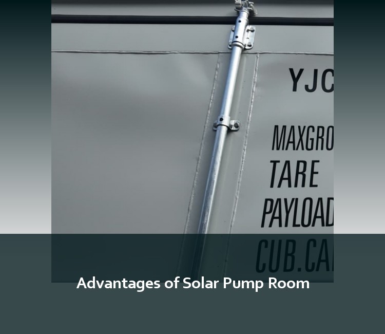 Advantages of Solar Pump Room