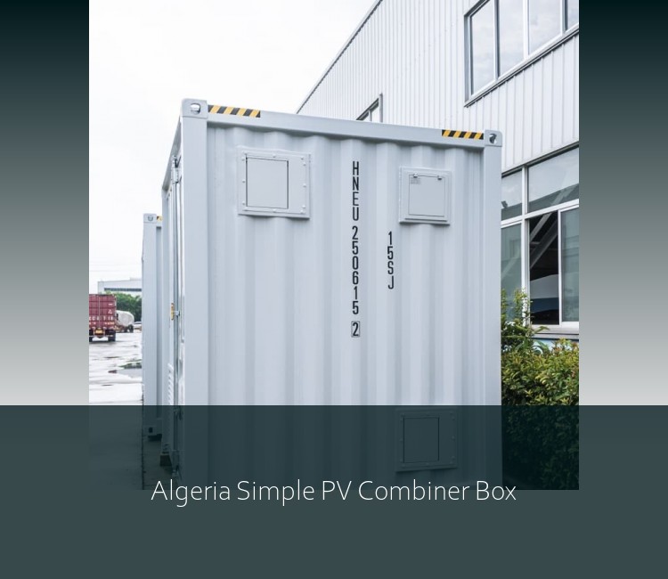 Algeria Simple PV Combiner Box