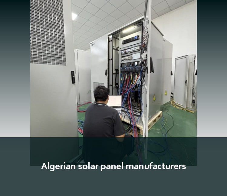 Algerian solar panel manufacturers