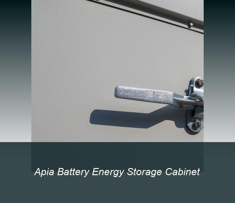 Apia Battery Energy Storage Cabinet