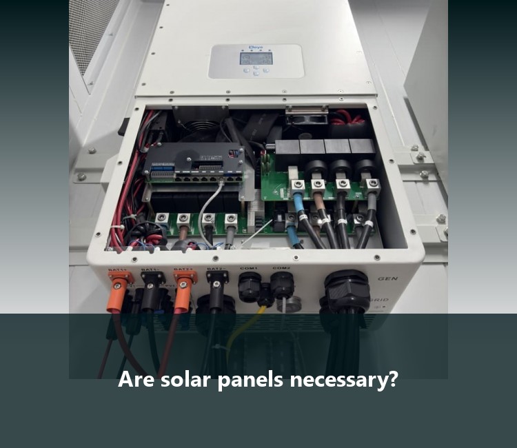 Are solar panels necessary?