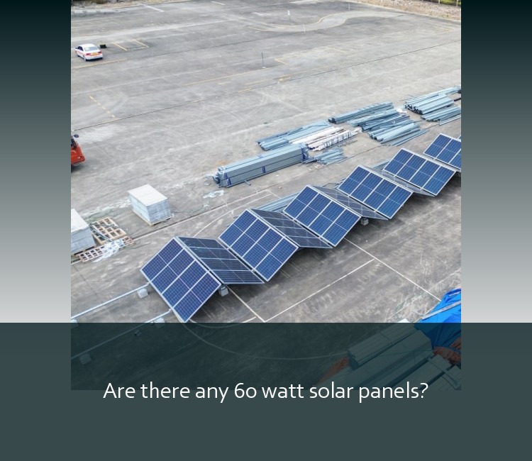 Are there any 60 watt solar panels?