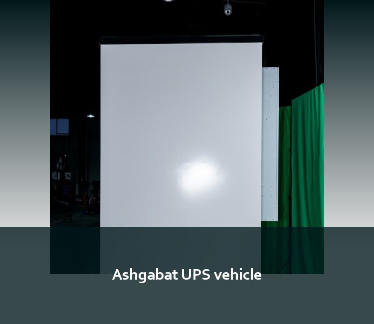 Ashgabat UPS vehicle
