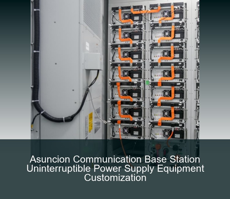 Asuncion Communication Base Station Uninterruptible Power Supply Equipment Customization