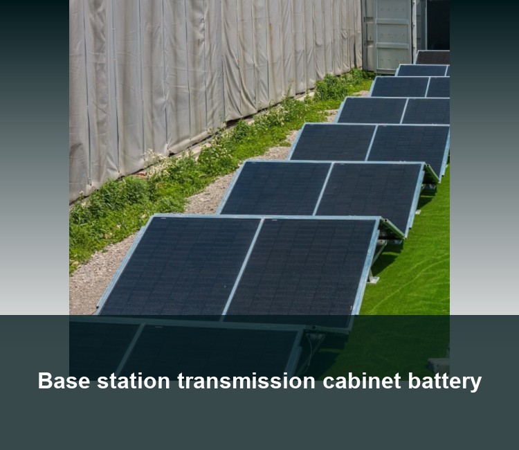 Base station transmission cabinet battery
