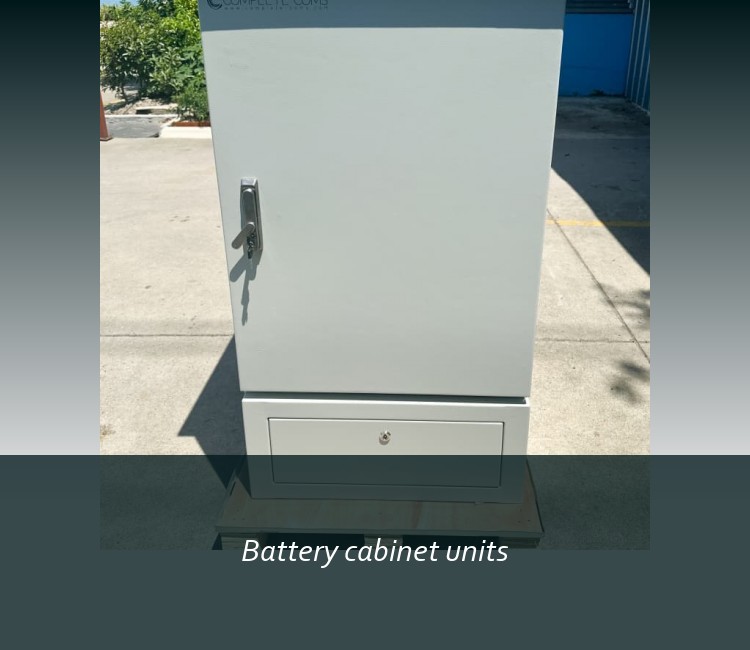 Battery cabinet units