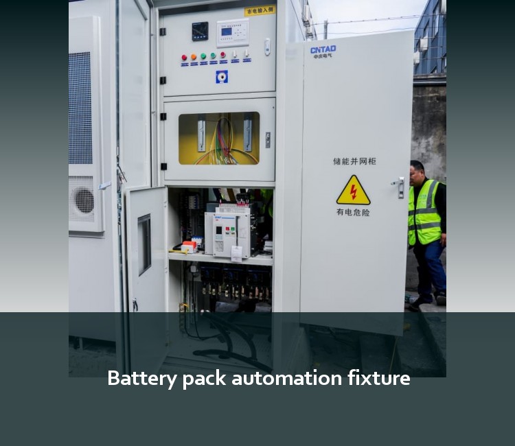 Battery pack automation fixture