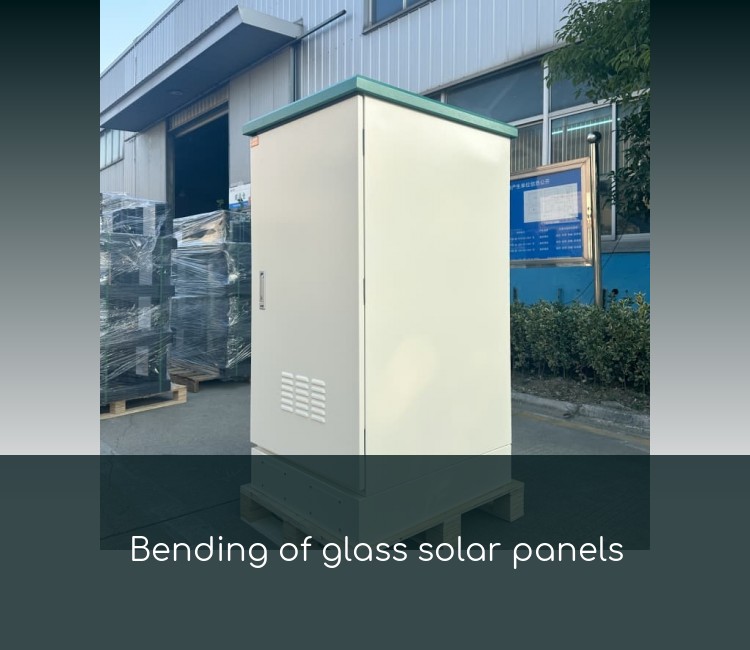 Bending of glass solar panels
