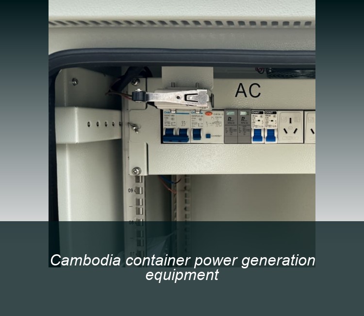 Cambodia container power generation equipment