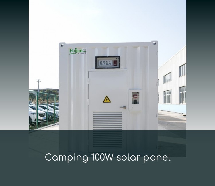 Camping 100W solar panel