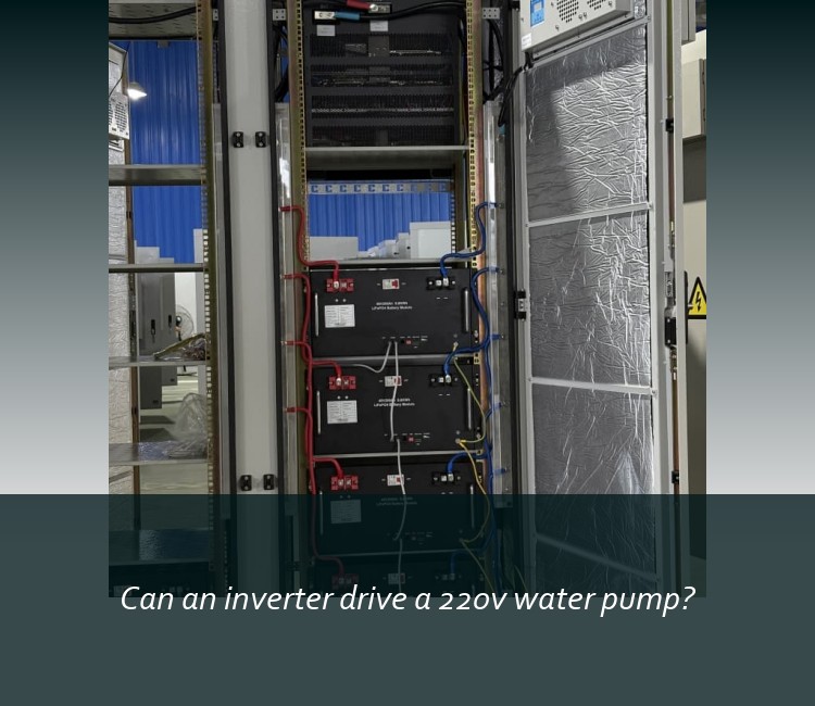 Can an inverter drive a 220v water pump?