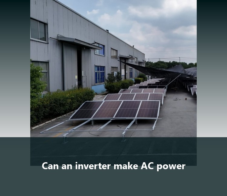 Can an inverter make AC power