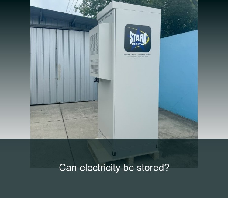 Can electricity be stored?
