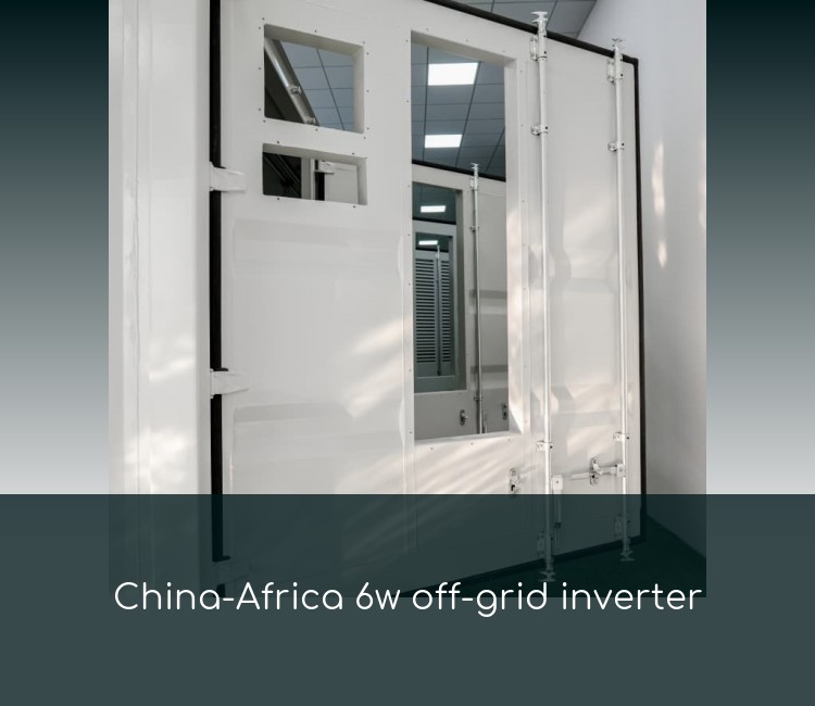 China-Africa 6w off-grid inverter