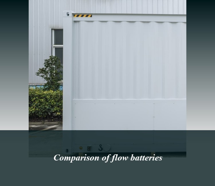 Comparison of flow batteries