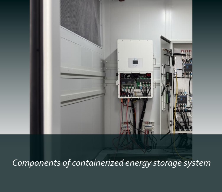 Components of containerized energy storage system