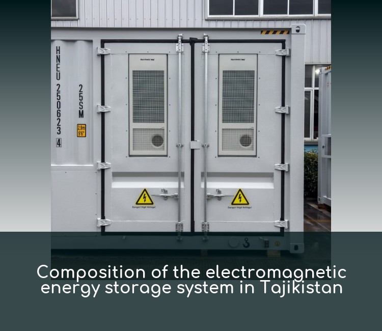 Composition of the electromagnetic energy storage system in Tajikistan