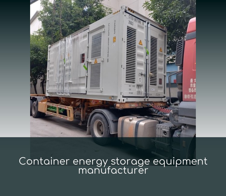 Container energy storage equipment manufacturer