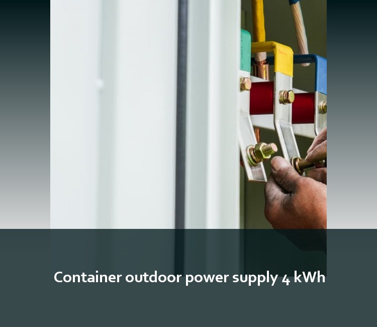 Container outdoor power supply 4 kWh