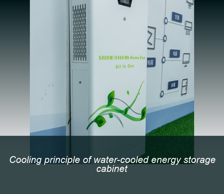 Cooling principle of water-cooled energy storage cabinet